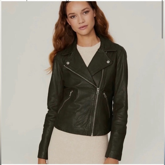 Madewell The Washed Leather Motorcycle Jacket - Picture 1 of 16
